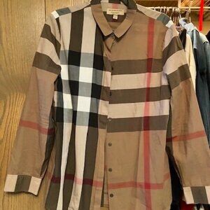 Burberry Plaid Shirt SIze XL